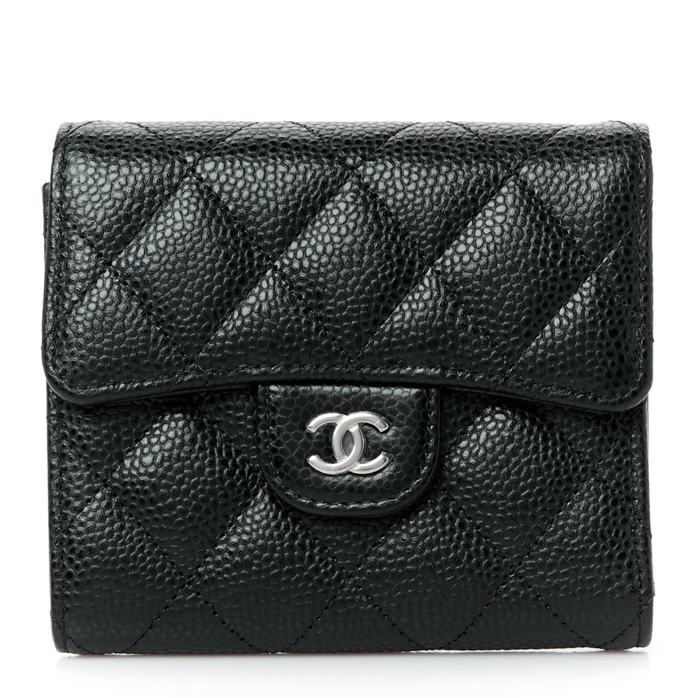 Chanel Caviar Flap Wallet